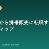 未経験から携帯販売に転職する完全ロードマップ