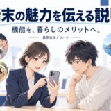 携帯販売で端末の魅力を伝える商品説明トーク術
