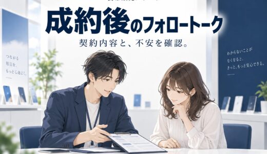 携帯販売でクロージング後のキャンセルを防ぐフォロートーク