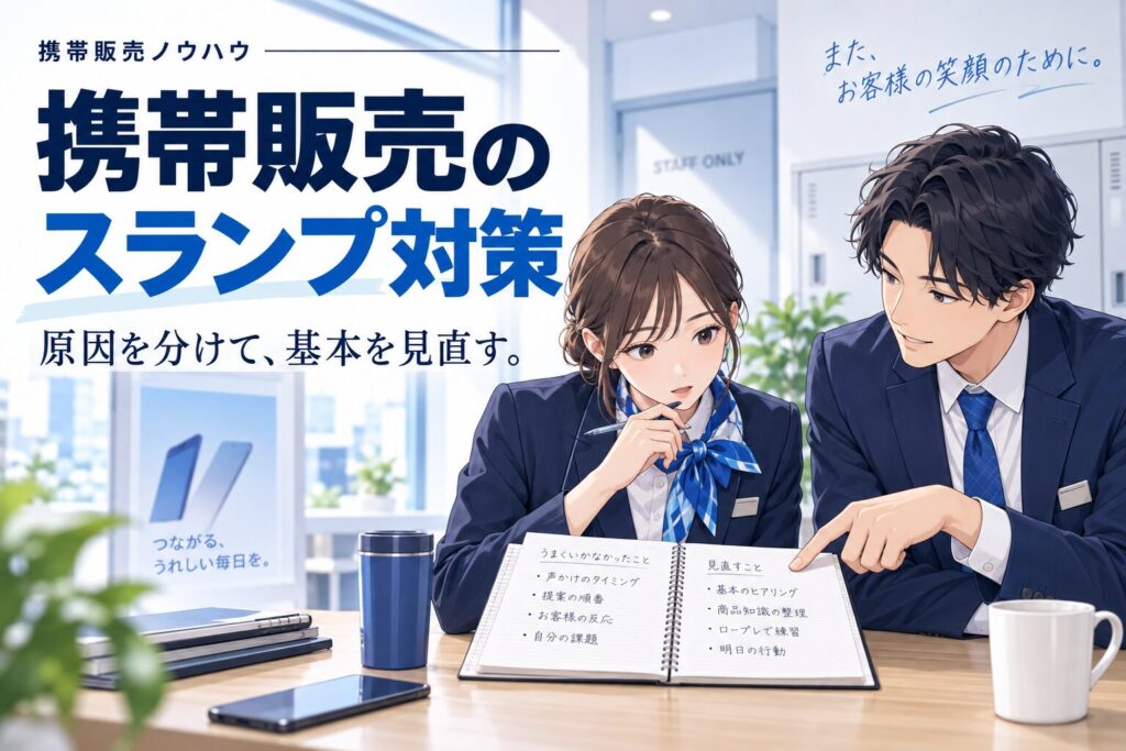 携帯販売でスランプを抜け出す具体的な方法