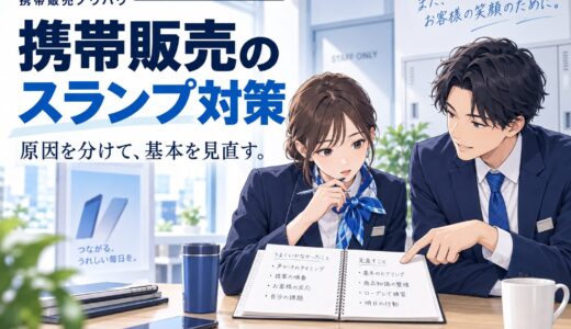 携帯販売でスランプを抜け出す具体的な方法