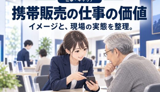 「携帯ショップ店員は底辺」と言われる理由と本当のところ