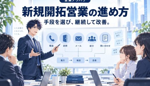 新規開拓営業の方法まとめ｜成果が出る進め方