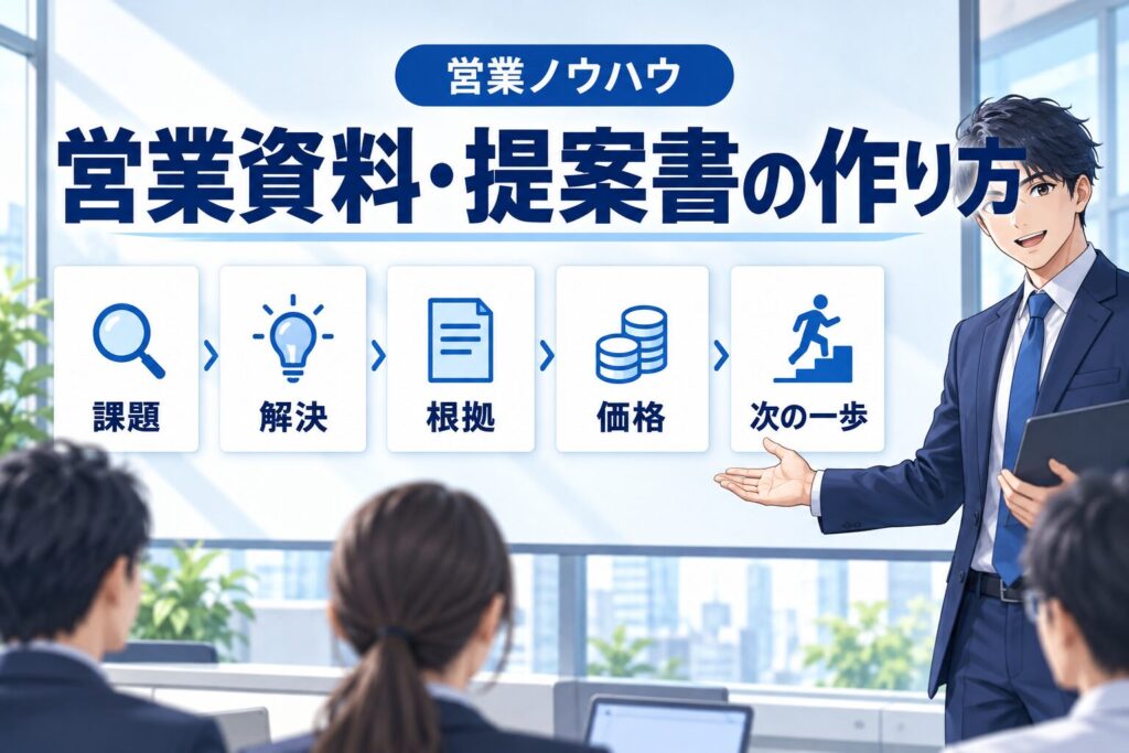 営業資料・提案書の作り方|伝わる構成