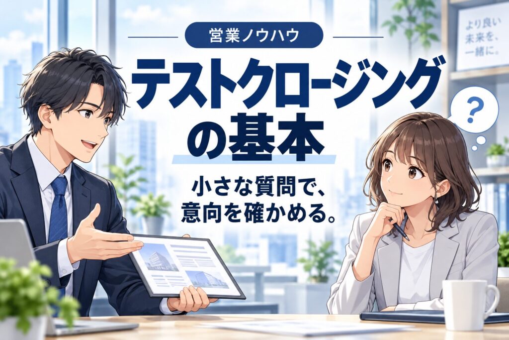 テストクロージングとは?使い方と例文
