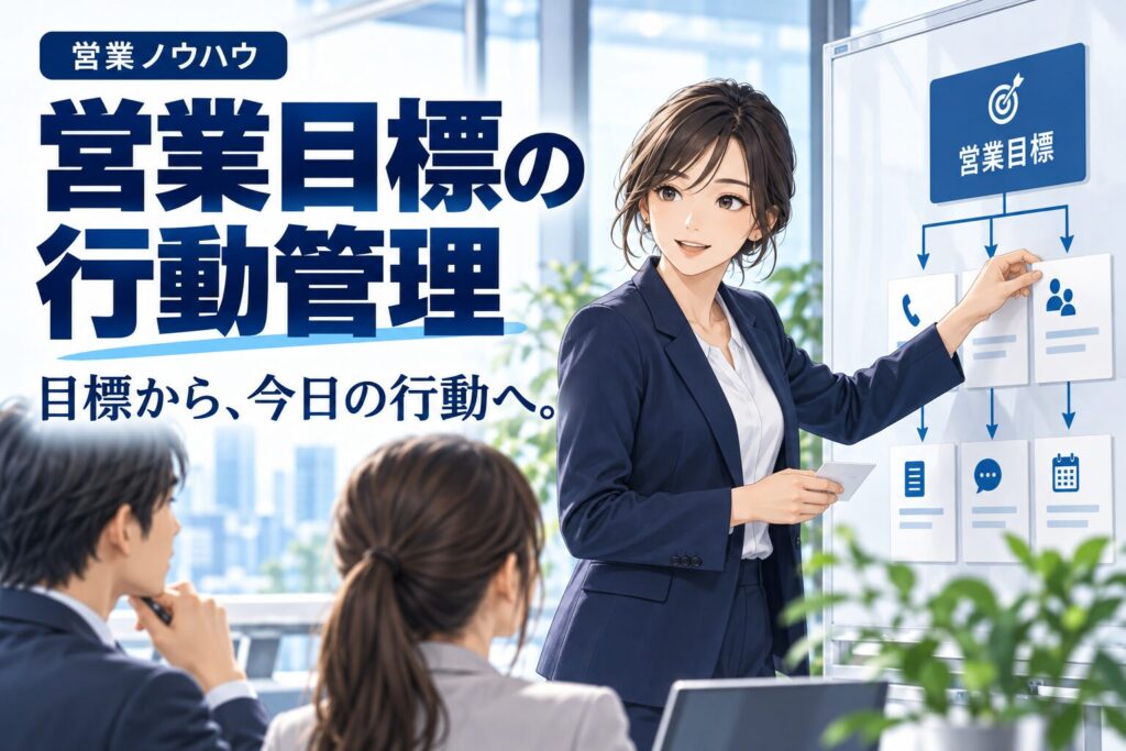 営業目標を達成する行動管理のやり方