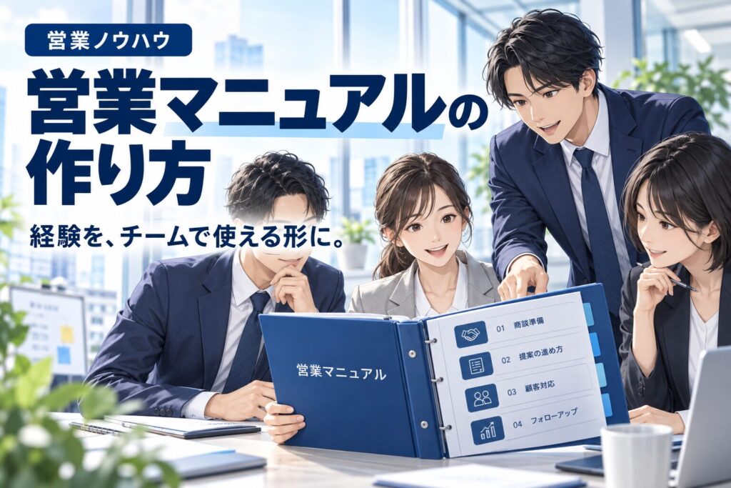 売れる営業マニュアルの作り方
