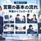 営業の基本の流れ｜商談6ステップで理解する