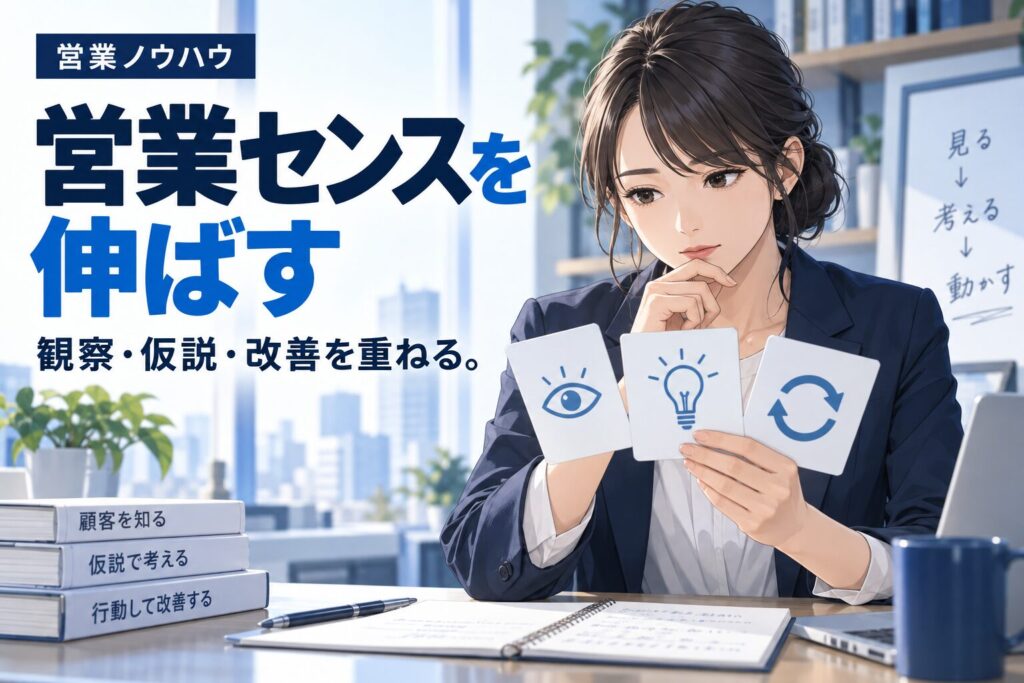 営業センスは才能じゃない｜後天的に伸ばす方法