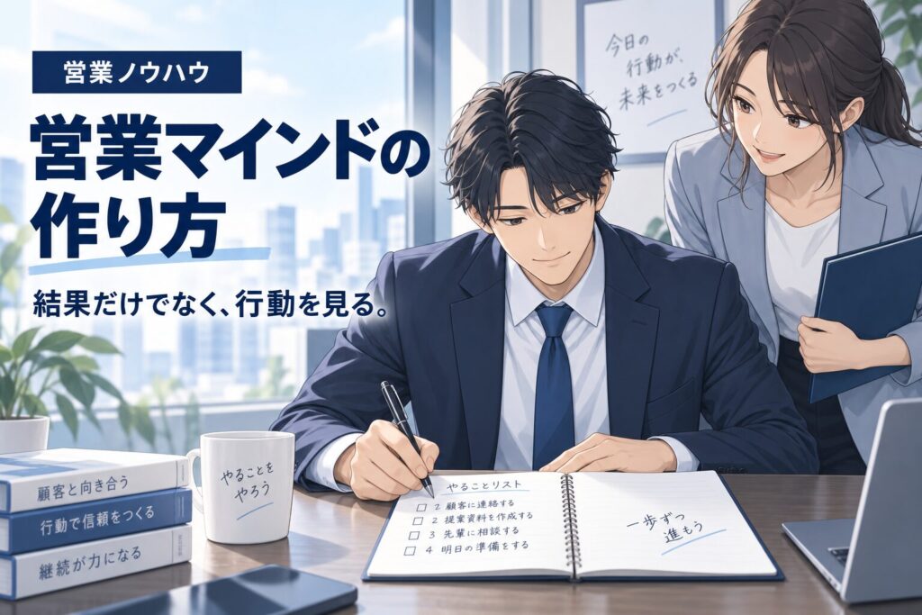 結果を出す営業マインドセットの作り方