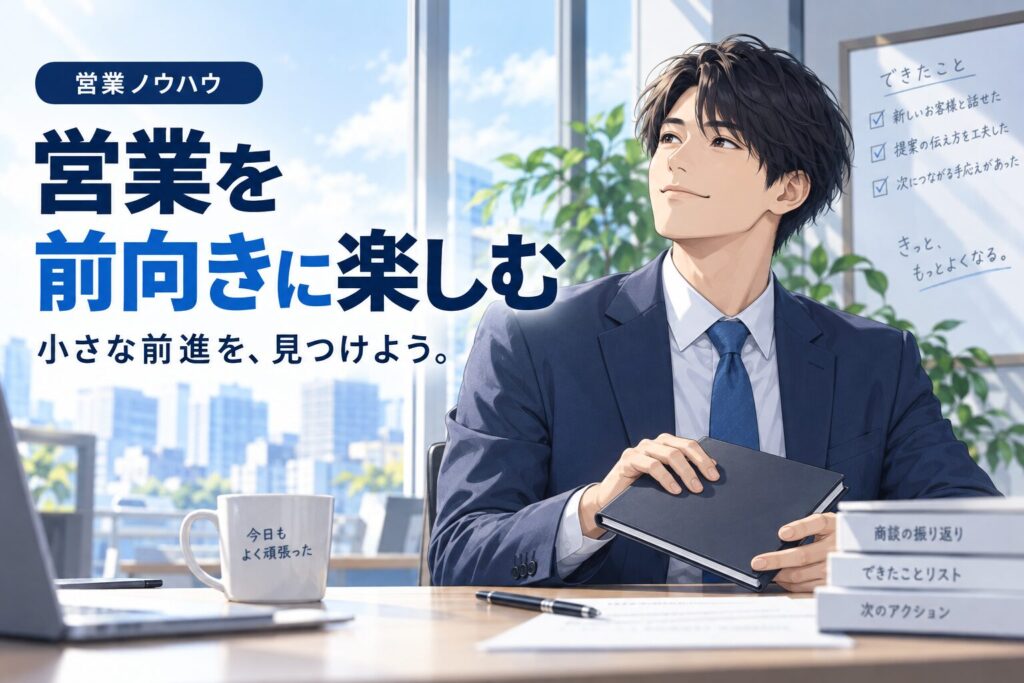 営業を「楽しい」と思えるようになる考え方