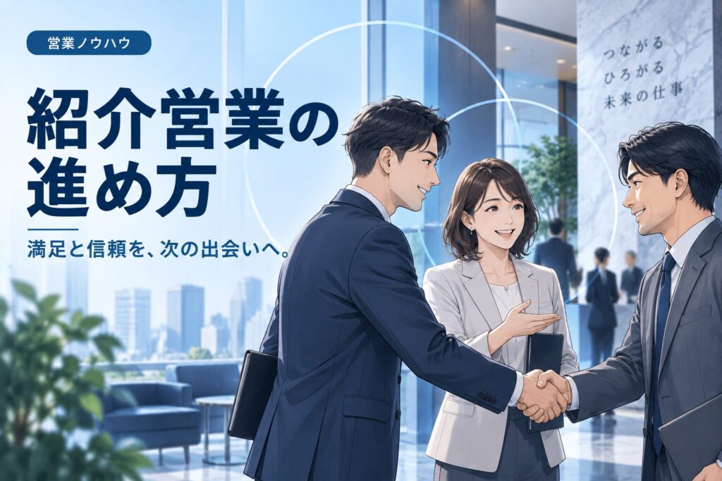 紹介で新規開拓する営業のやり方