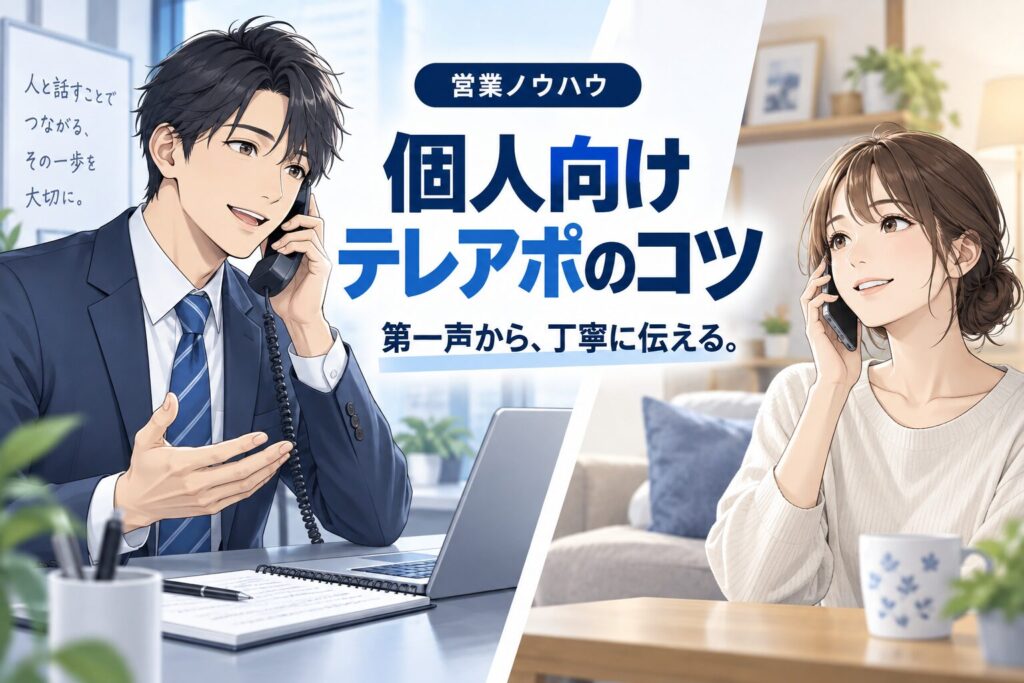 テレアポのコツ【個人宅・BtoC】断られにくい話し方
