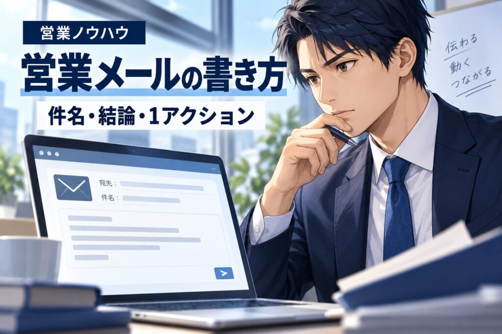 反応が取れる営業メールの書き方と例文