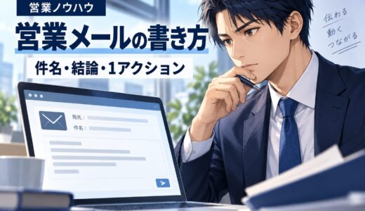 反応が取れる営業メールの書き方と例文