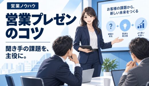 営業プレゼンのコツ｜聞き手を動かす話し方