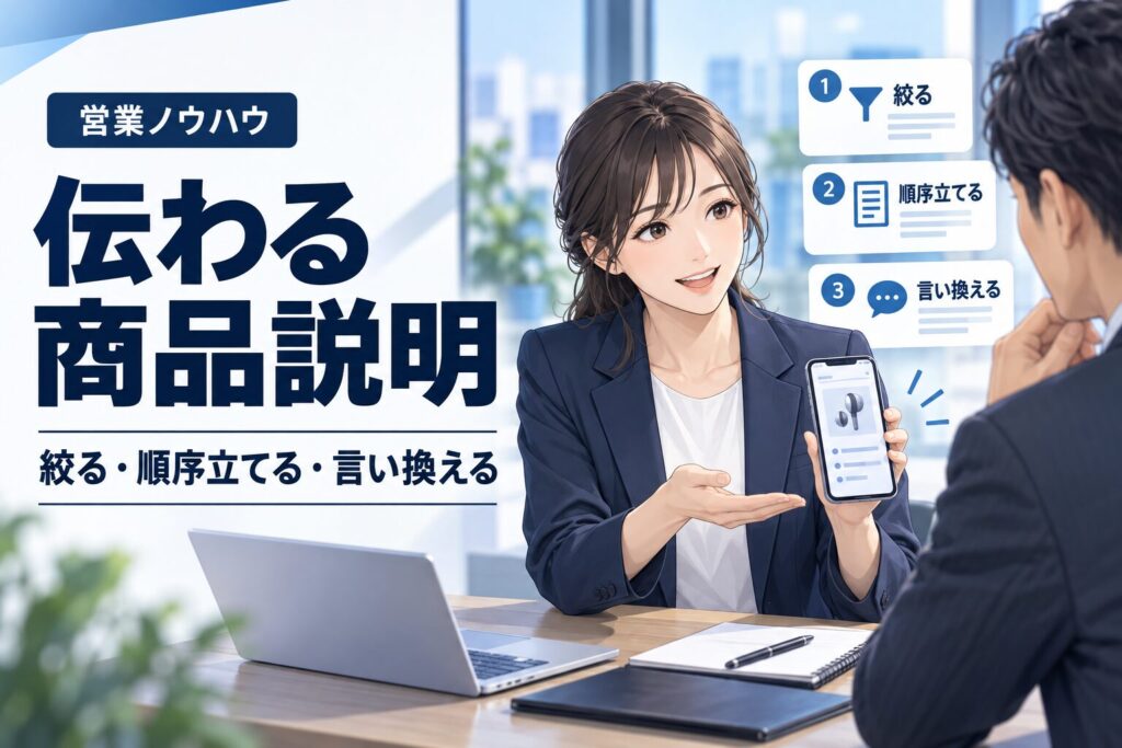商品説明をわかりやすくする5つのコツ