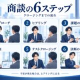 クロージングまでの流れを図解｜商談6ステップの全体像
