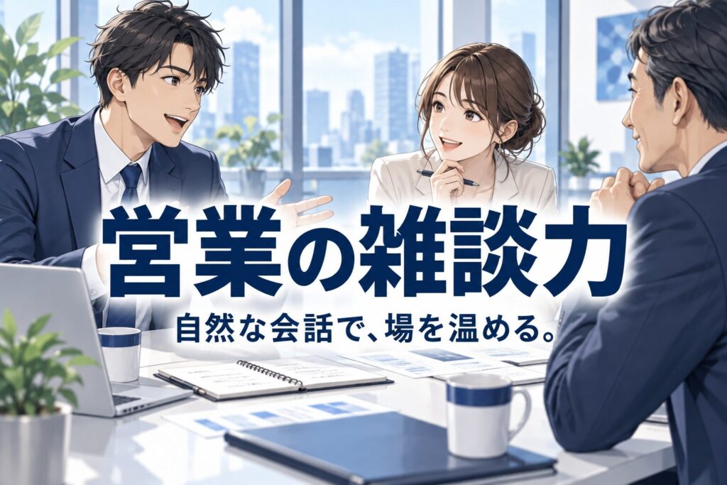 営業の雑談力|場を温めるアイスブレイク