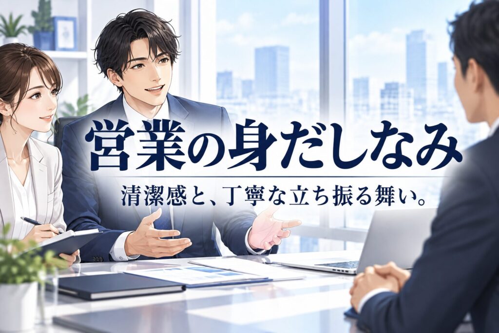 第一印象で信頼される営業の見た目・身だしなみ