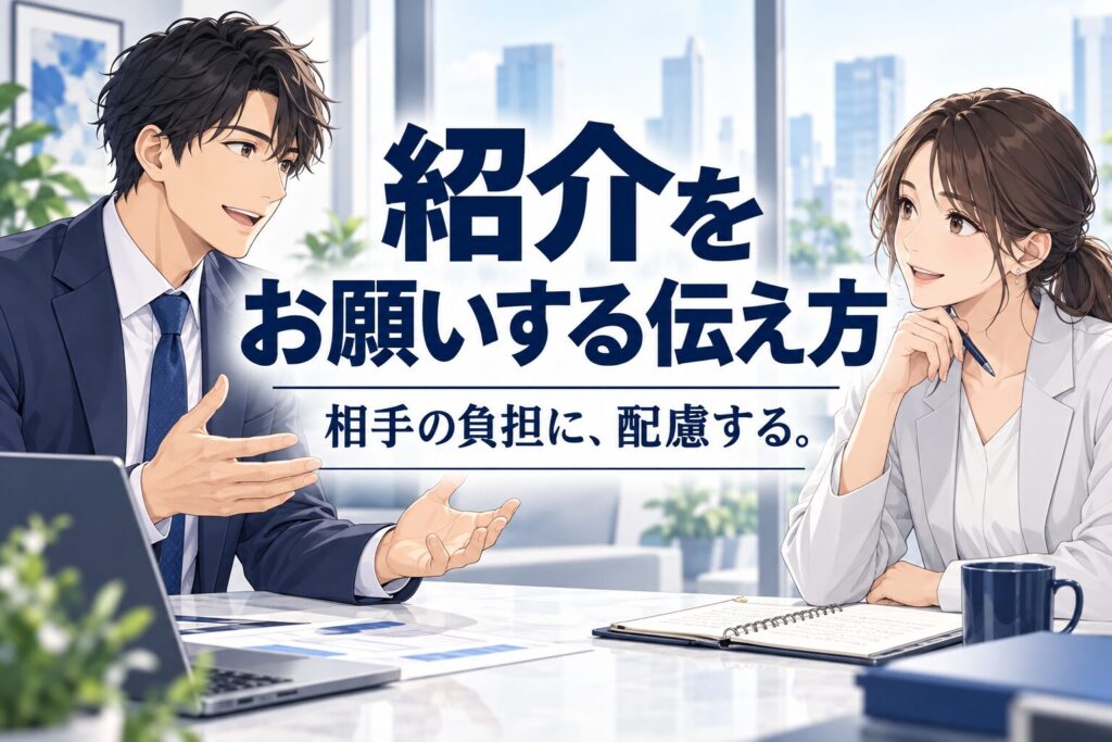 顧客から紹介をもらう営業の頼み方