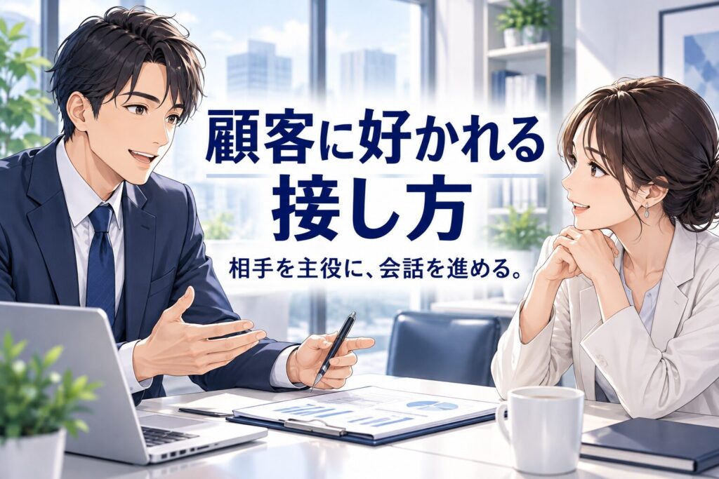 顧客に好かれる営業の接し方
