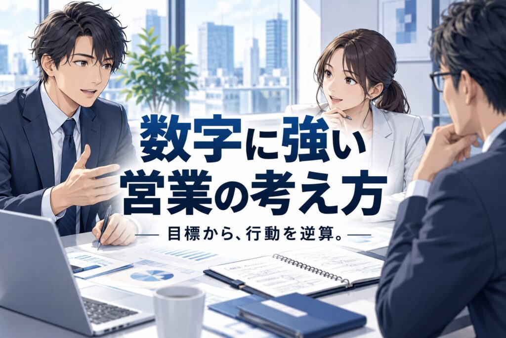 数字に強い営業になるための考え方|苦手でも使える3つの数字