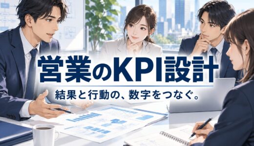 営業KPIの決め方｜目標に合う指標と集計ルール