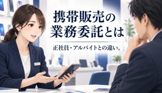 携帯販売の業務委託とは？正社員・アルバイトと比べる確認ポイント